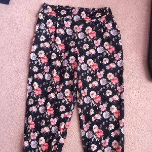 Floral Flowy Pants